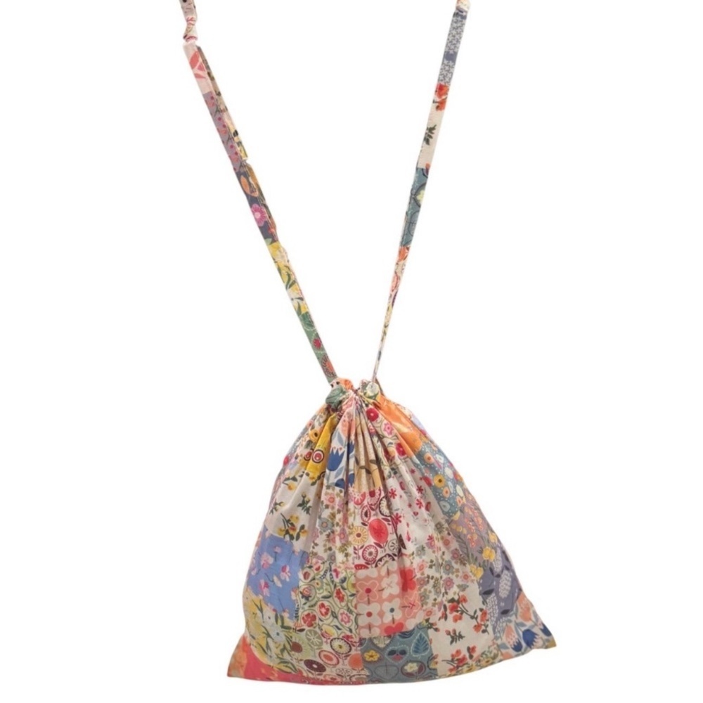 Drawstring Backpack Retro Print